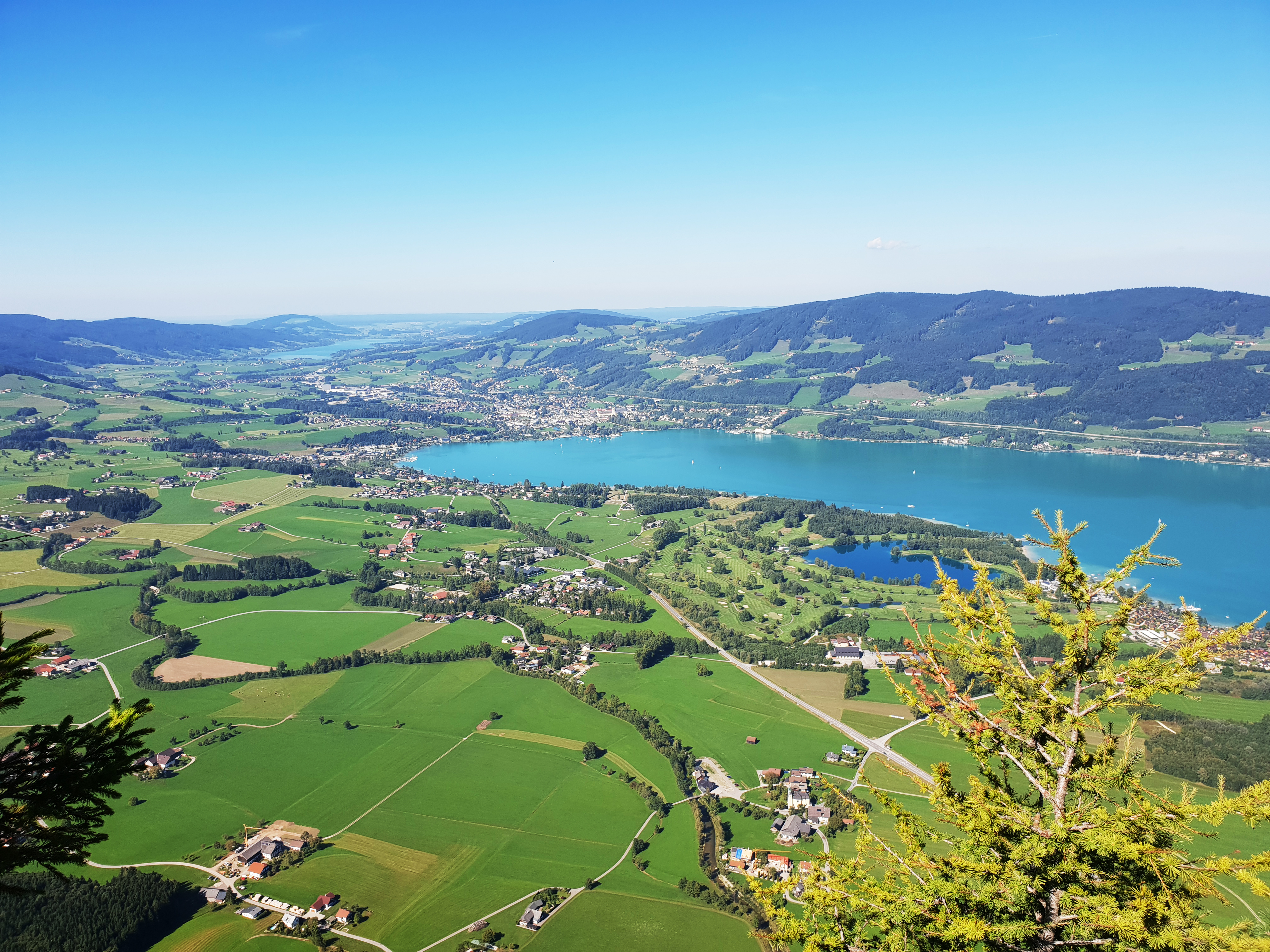 Ausblick auf Mondsee und Irrsee ©TVB Mond See Land