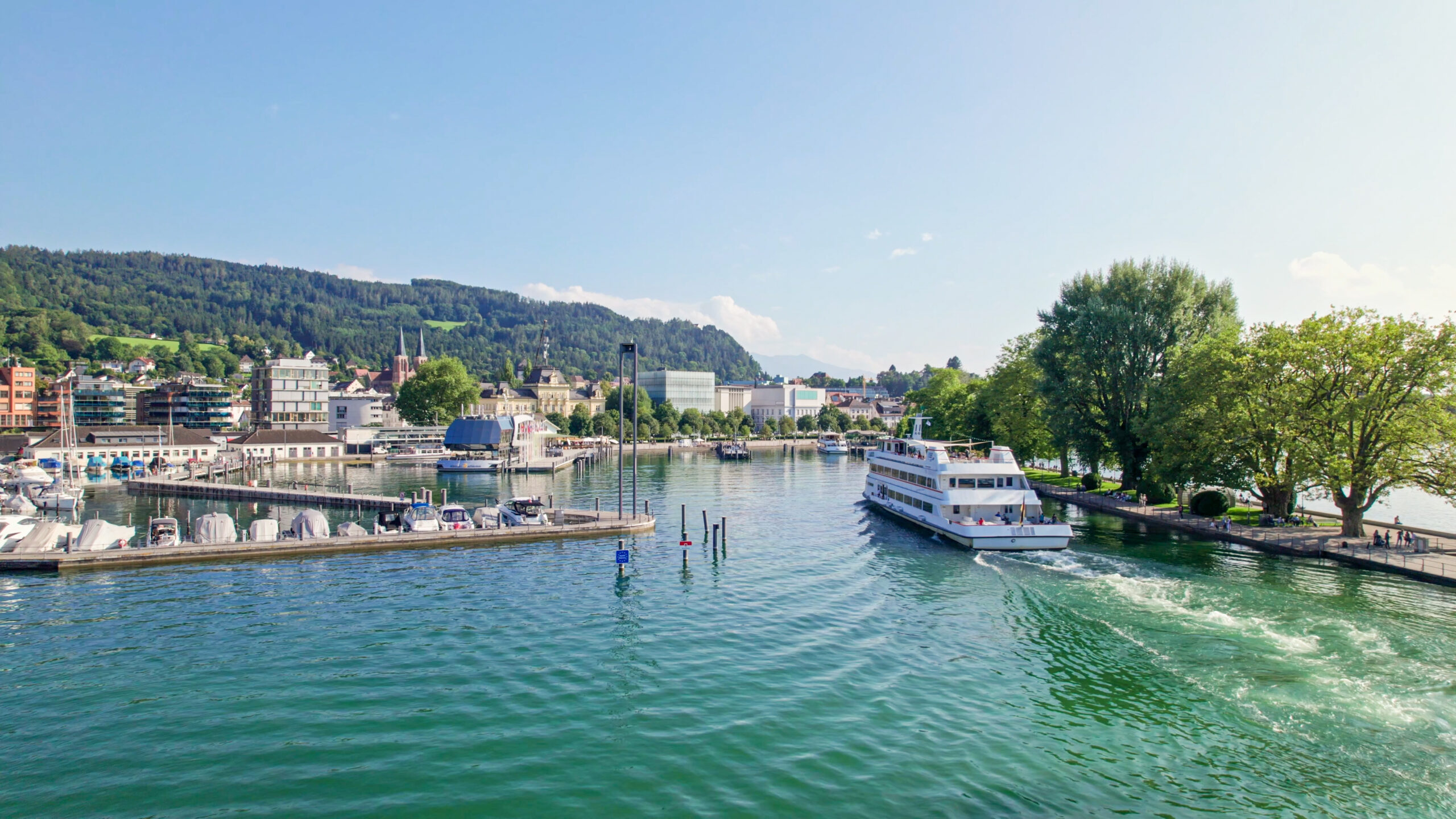 Bregenz Hafen im Sommer (c) Alex Kaiser Vorarlberg Tourismus