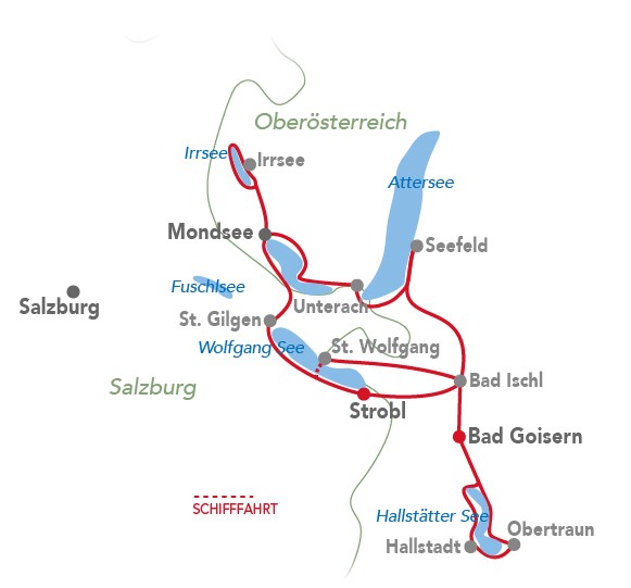 Die Schönsten Radreisen Am Salzkammergut Radweg